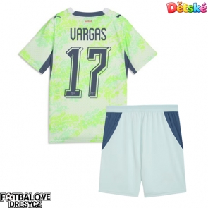 Švýcarsko Ruben Vargas #17 Dětské Venkovní dres komplet MS 2026 Krátký Rukáv (+ trenýrky)